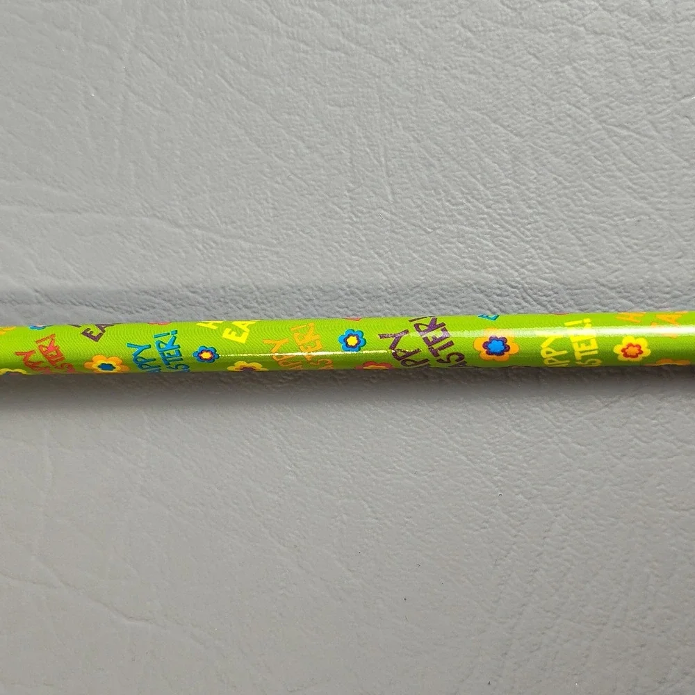 Vintage Lisa Frank Easter Pencils With Large Eraser Tops 6 Pieces Unsharpened
